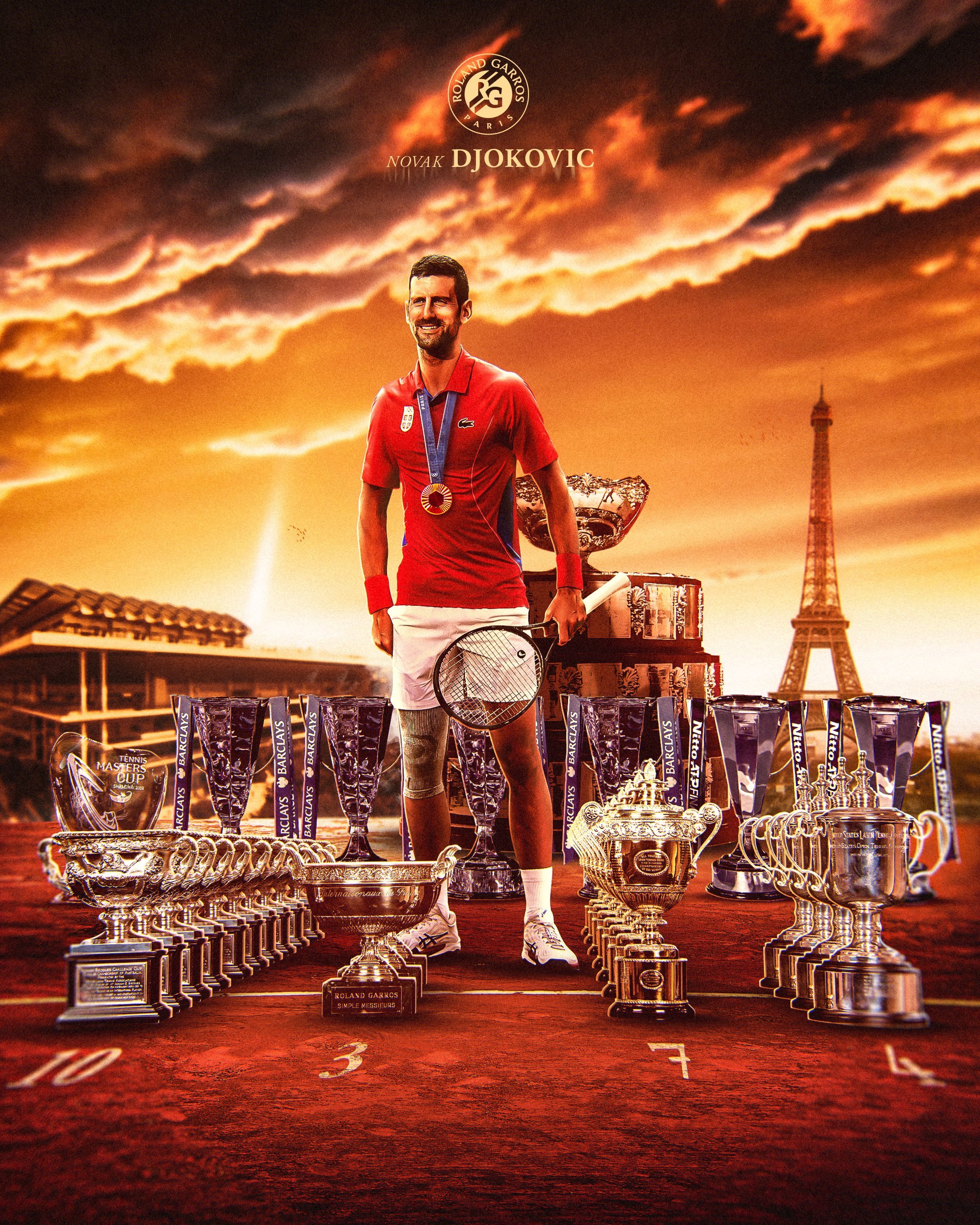 拉沃尔杯翻盘年终总决赛,德约科维奇高光表现 拉沃尔杯翻盘年终总决赛,德约科维奇高光表现