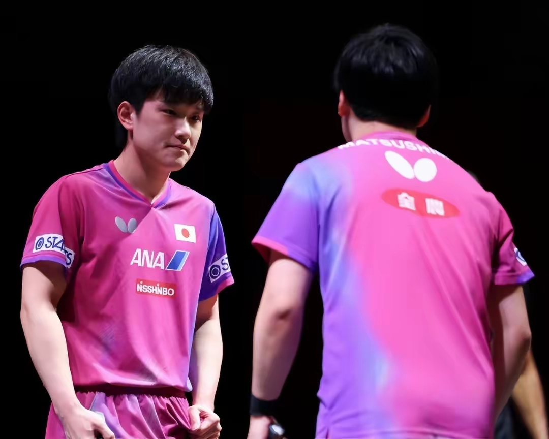 日本乒乓球队力克韩国乒乓球队，张本智和送出助攻