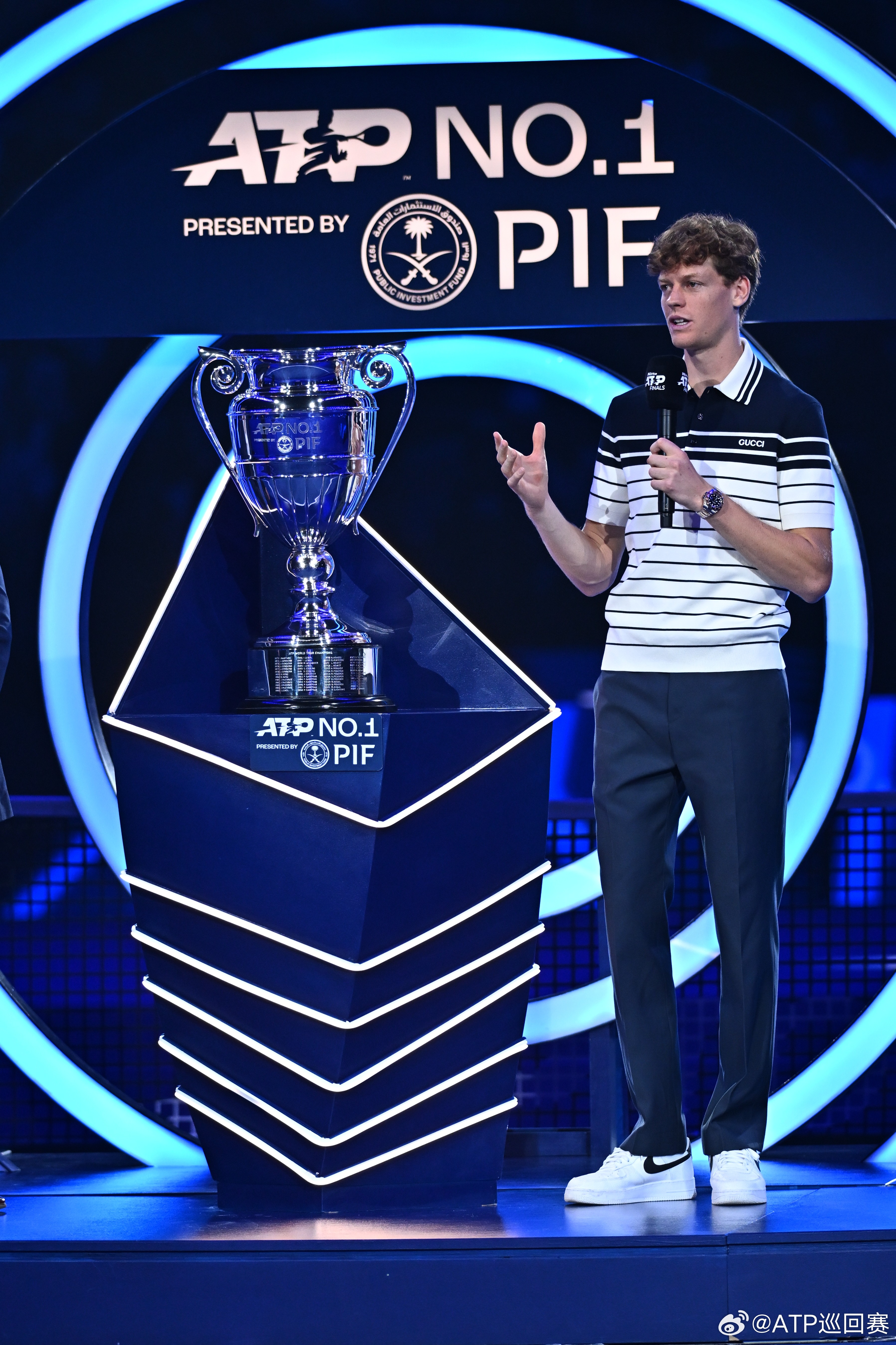 年终总决赛力克戴维斯杯，辛纳统治全场